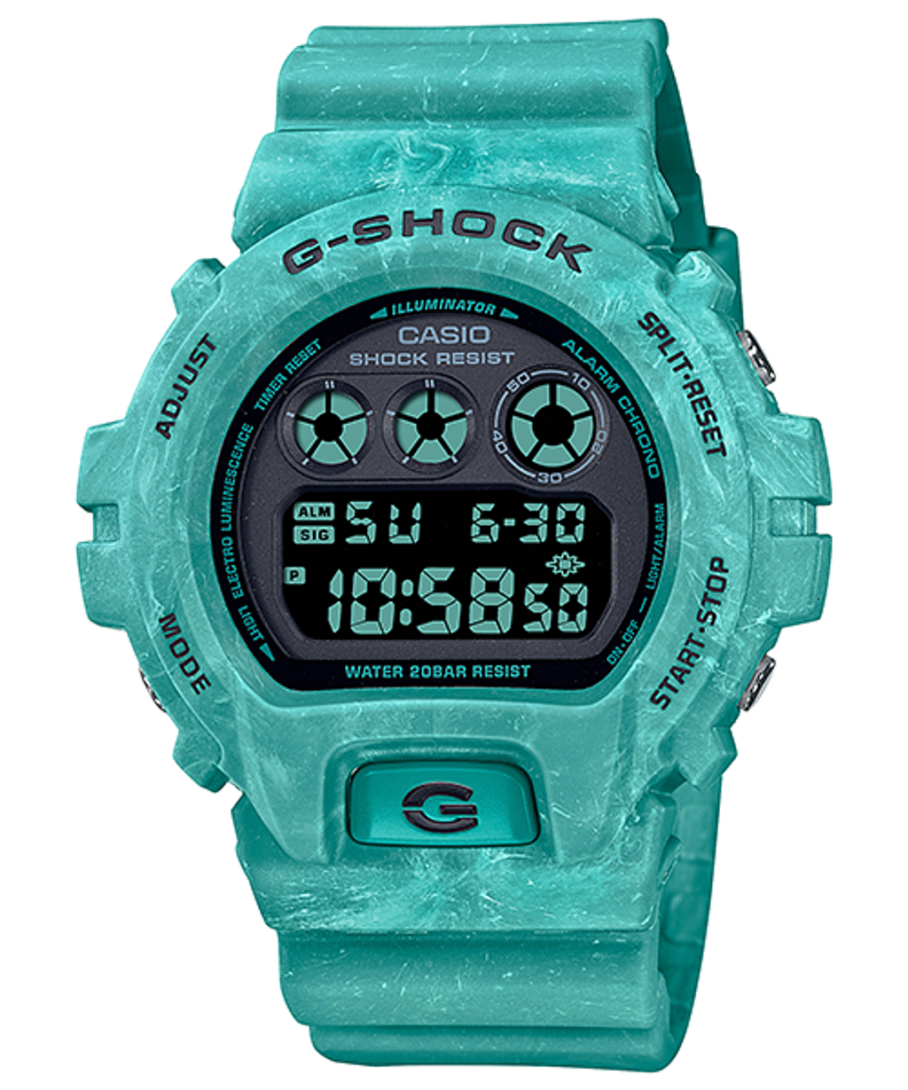 G-SHOCK 6900系列夏日海岸線潮流數位電子型男手錶公司貨防水耐衝擊DW