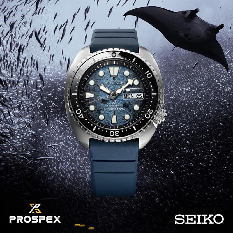 SEIKO 愛海洋系列魔鬼魚魟魚錶潛水錶PROSPEX 機械錶SRPF77K1 4R36