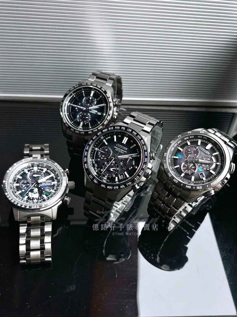 CITIZEN 星辰Eco-Drive 宇宙幻彩限定款光動能全球電波限量腕錶