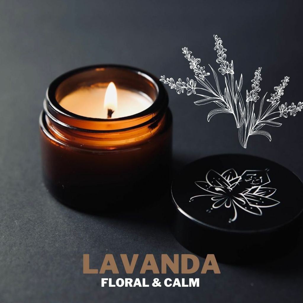 Lavender Aromatherapy Massage Candle from Pelindaba Lavender