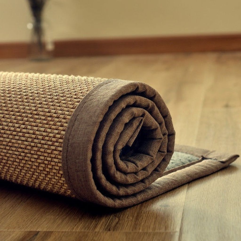 Japanese Style Tatami Mat Bamboo Woven Carpet