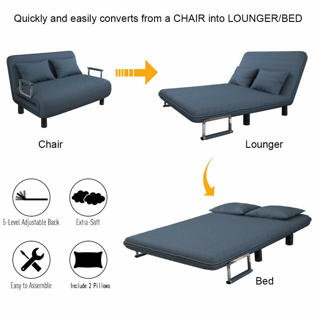 Flip chair sofa bed hot sale