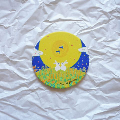 AS-MC-011-SQ1000-兔兔月見-美濃燒杯墊-(4)-DC