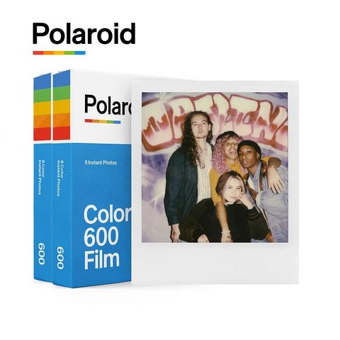 D6F5 Polaroid 寶麗來 600 彩色白框相紙 雙入 