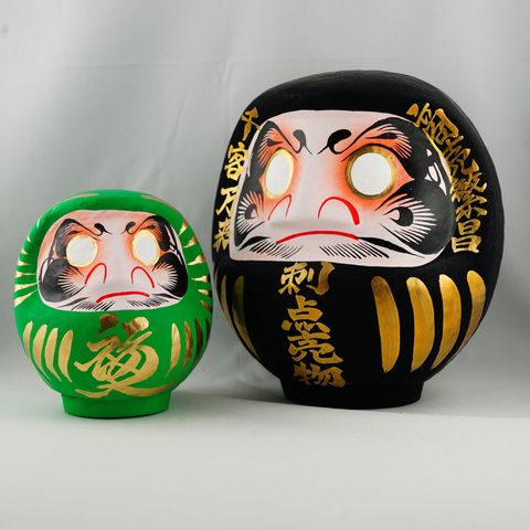 PTSD-02EGG-吉田だるま-12cm-綠-緣起達摩-金福入-(3)-SQ1000