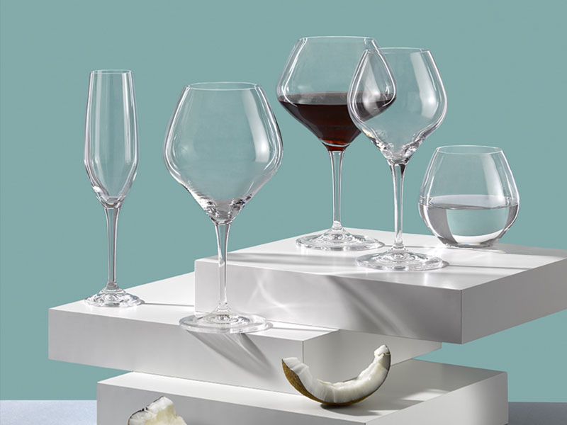 Wine, rum glasses AMOROSO 340 ml Crystalex Bohemia | Ajmara.pl