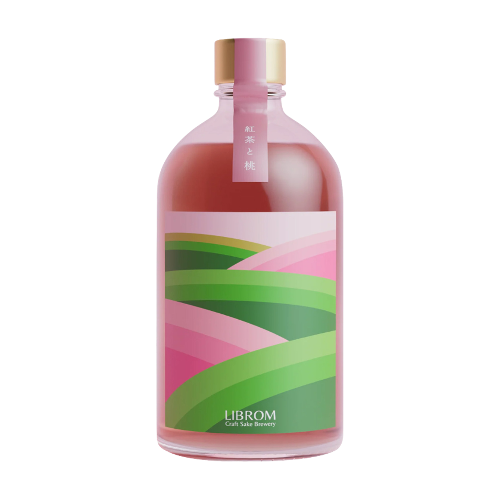 蜜桃紅茶（去背