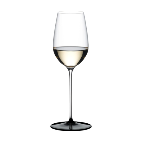 Riedel｜ Fatto a Mano Black Tie Riesling Grand Cru 麗絲玲黑底手工白酒杯（有酒）1080