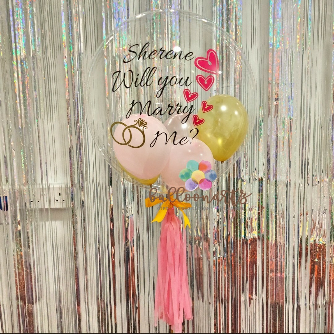 BoBo Balloon Set ] Will You Marry Me ? – Balloonartz - Balloon Shop In  Uptown Damansara Utama Petaling Jaya