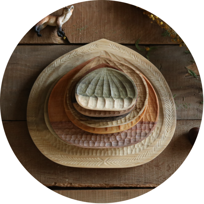 木質線 |  - 木雕器皿