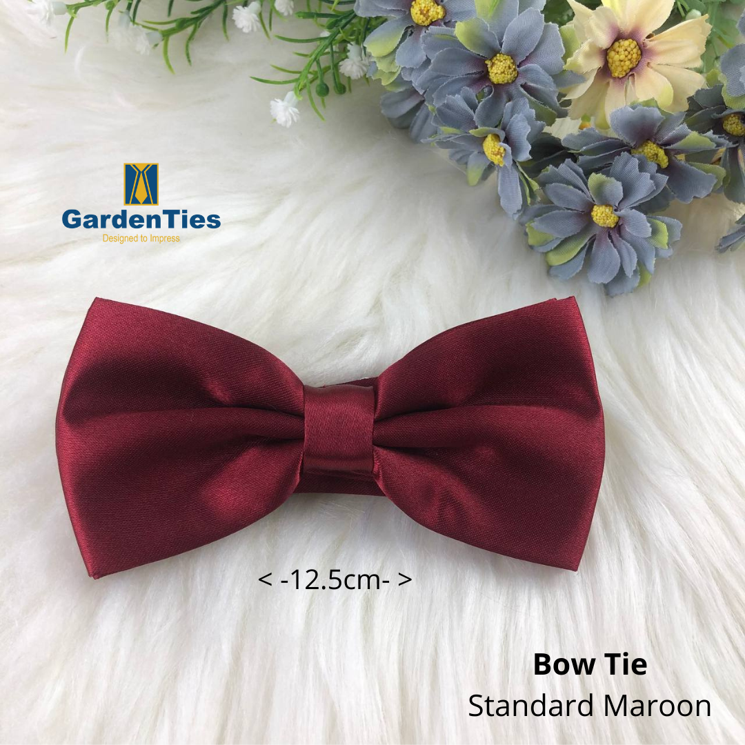 Red Maroon - Bow Tie