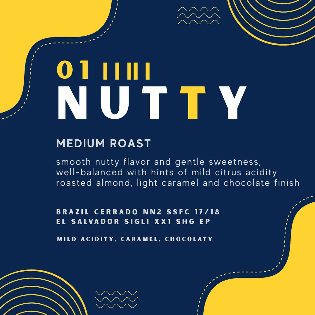Yello Coffee Solution NUTTY -- I I ll I 01 – specialty coffee beans Malaysia
