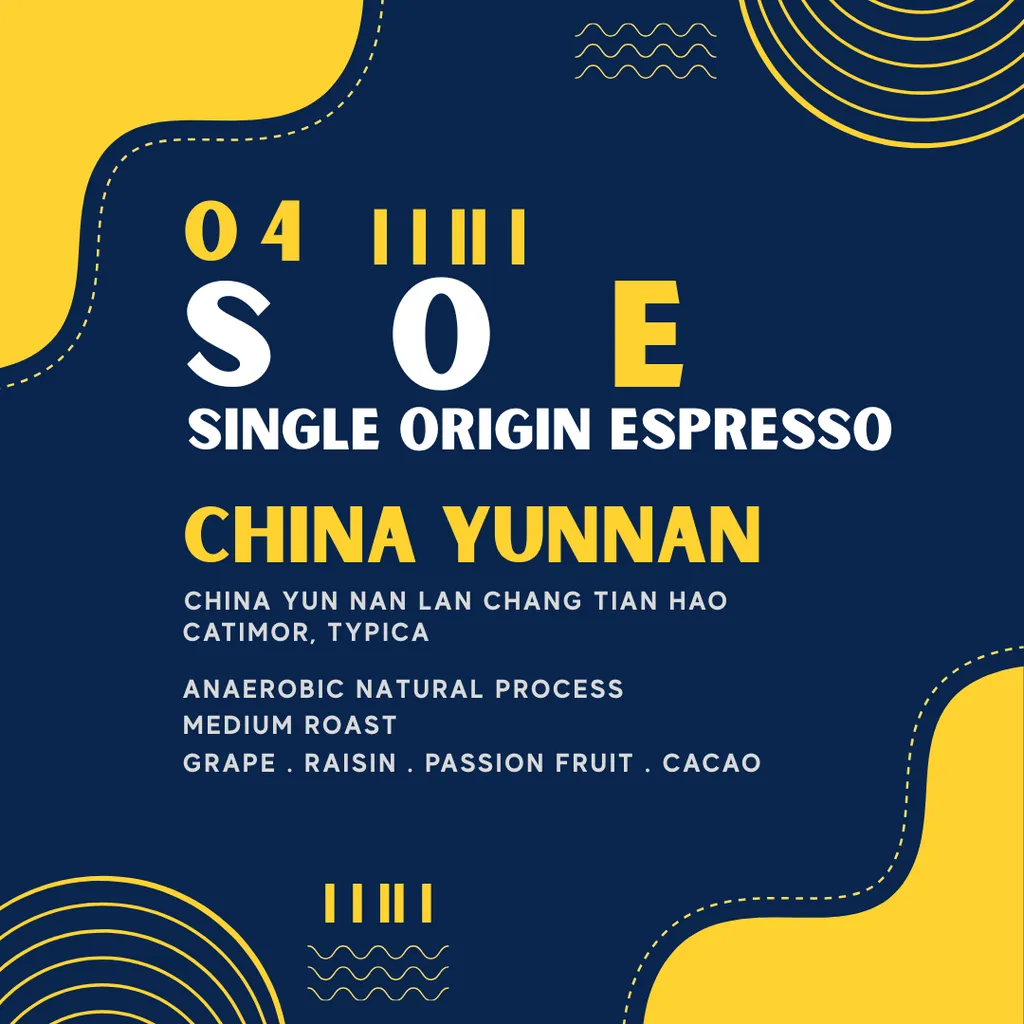 Yello Coffee Solution S O E -- CHINA YUNNAN -- I I II I 04 – specialty coffee beans Malaysia