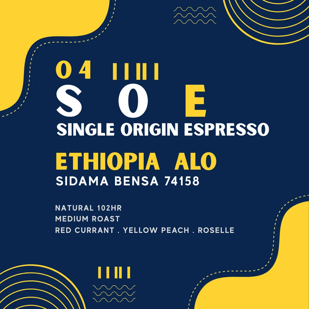 Yello Coffee Solution S O E -- ETHIOPIA ALO -- I I II I 04 – specialty coffee beans Malaysia