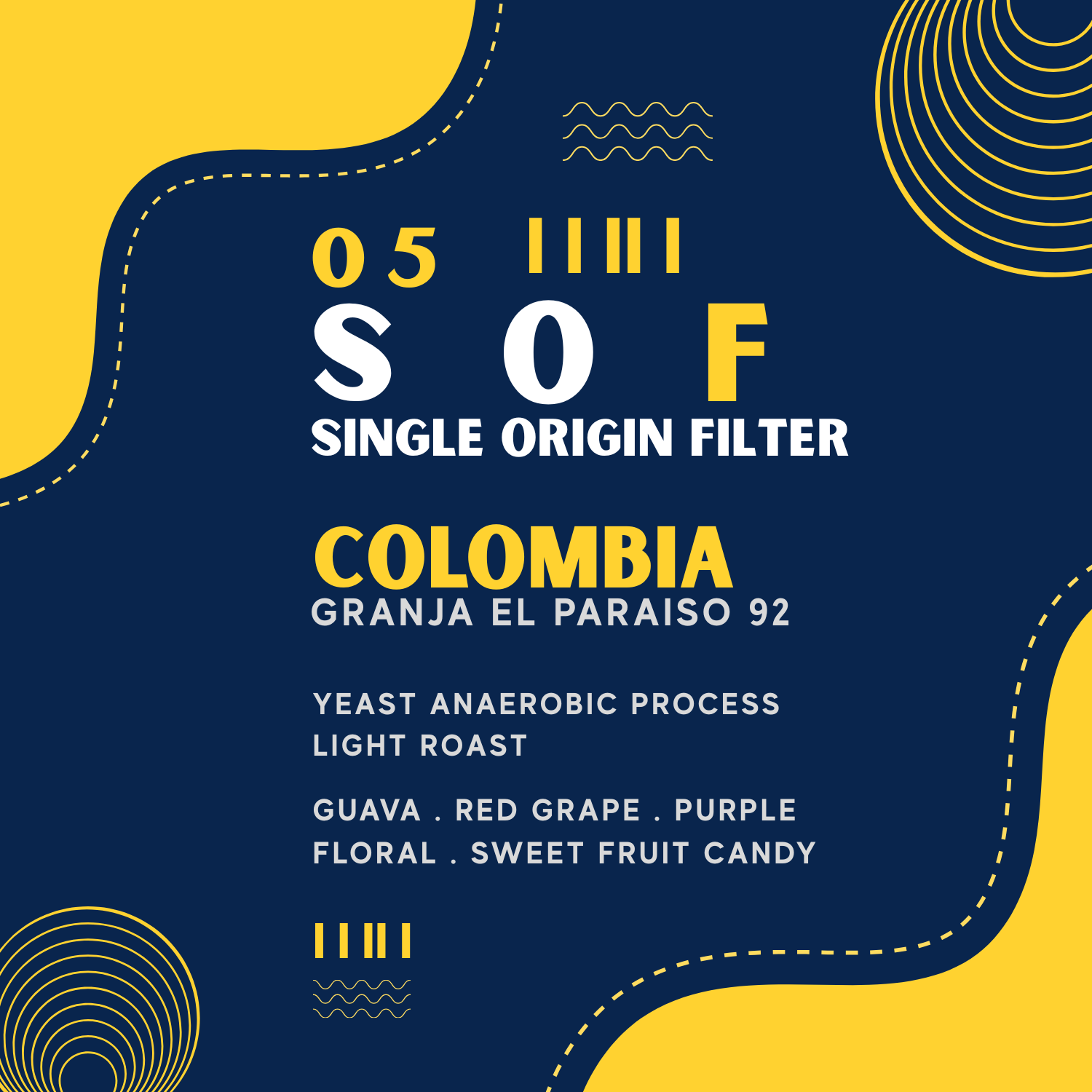 Yello Coffee Solution Colombia Granja El Paraiso 92 Yeast Anaerobic – specialty coffee beans Malaysia