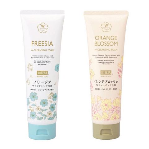 日本熊野知覺肌洗卸兩用保濕洗面乳-小蒼蘭.橙花190g