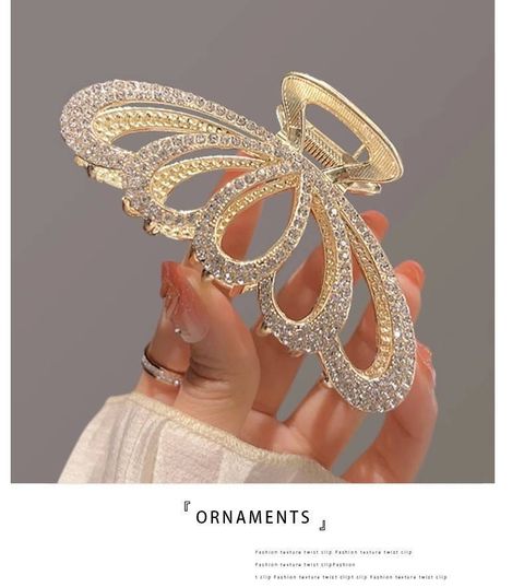 滿鑽優雅氣質發夾