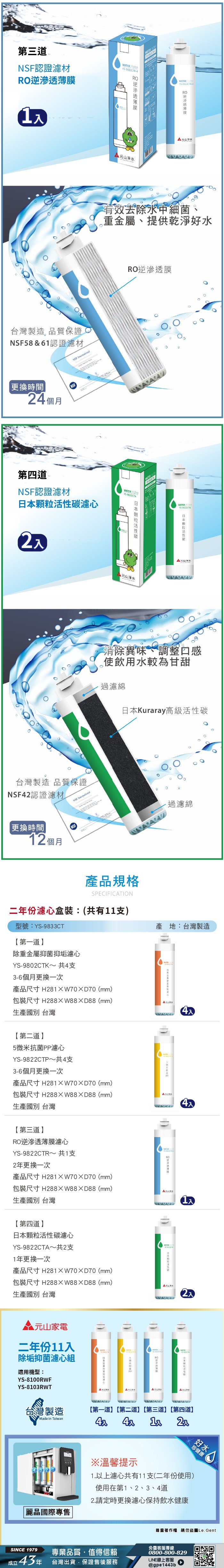 淨飲機專用濾心-2