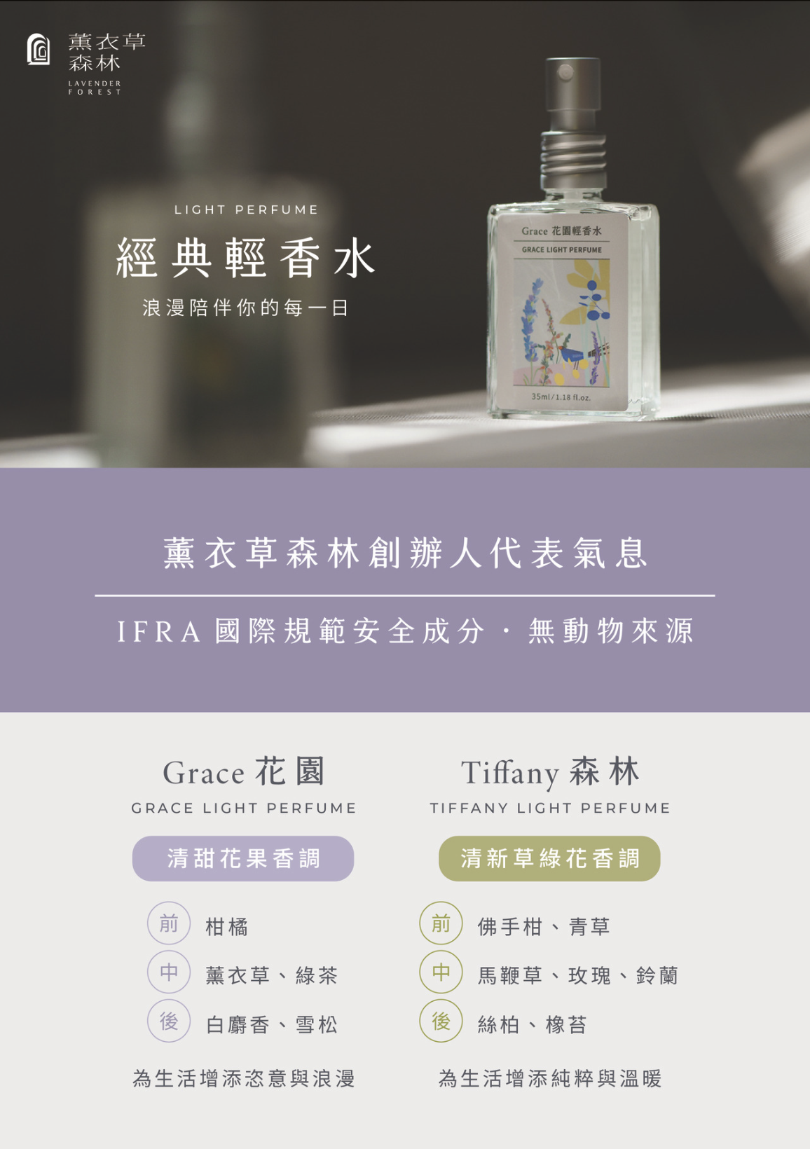 薰衣草森林花園輕香水