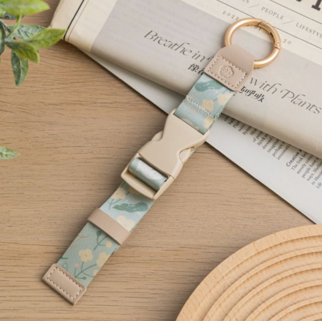 抹茶冬之嵐-花漾行李掛帶