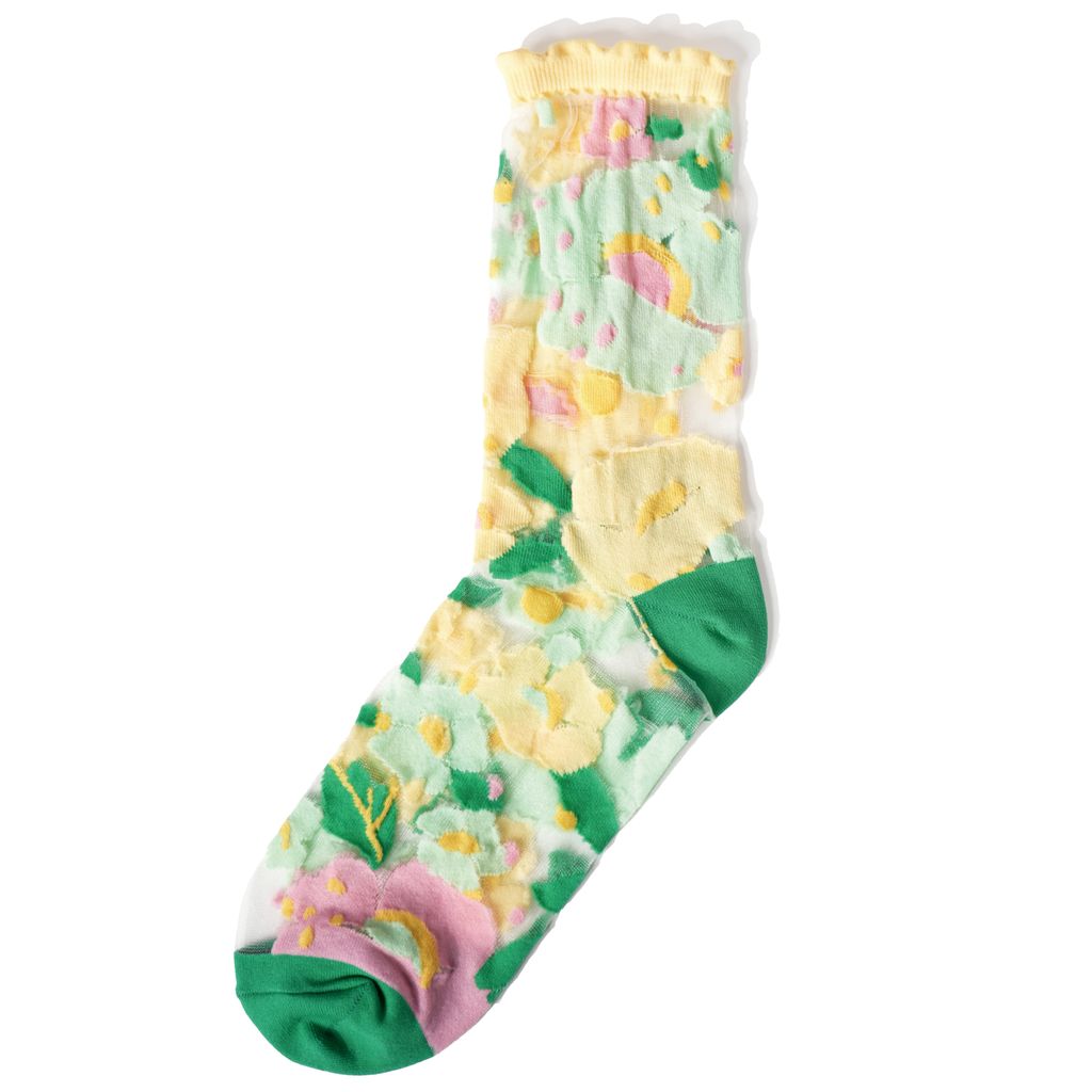 3722_花園系列_檸檬青_小花透紗中筒襪 (1)