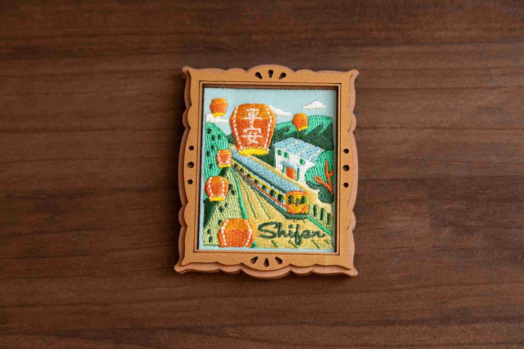 刺繡磁鐵-心願天燈
