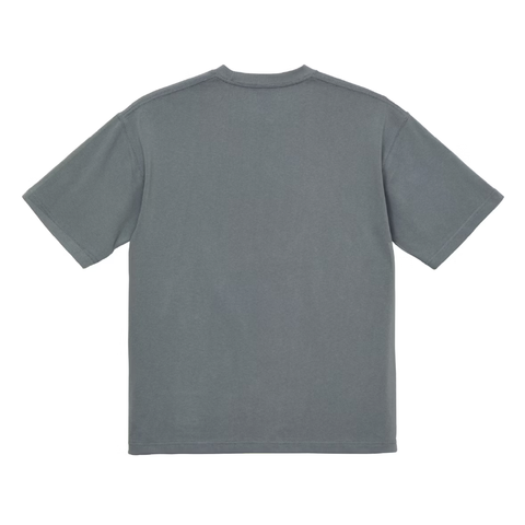 綠色短袖厚磅落肩T-shirt 狗狗露營2