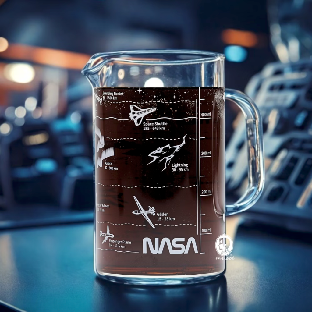 NASA卡門線大氣層耐熱玻璃燒杯1