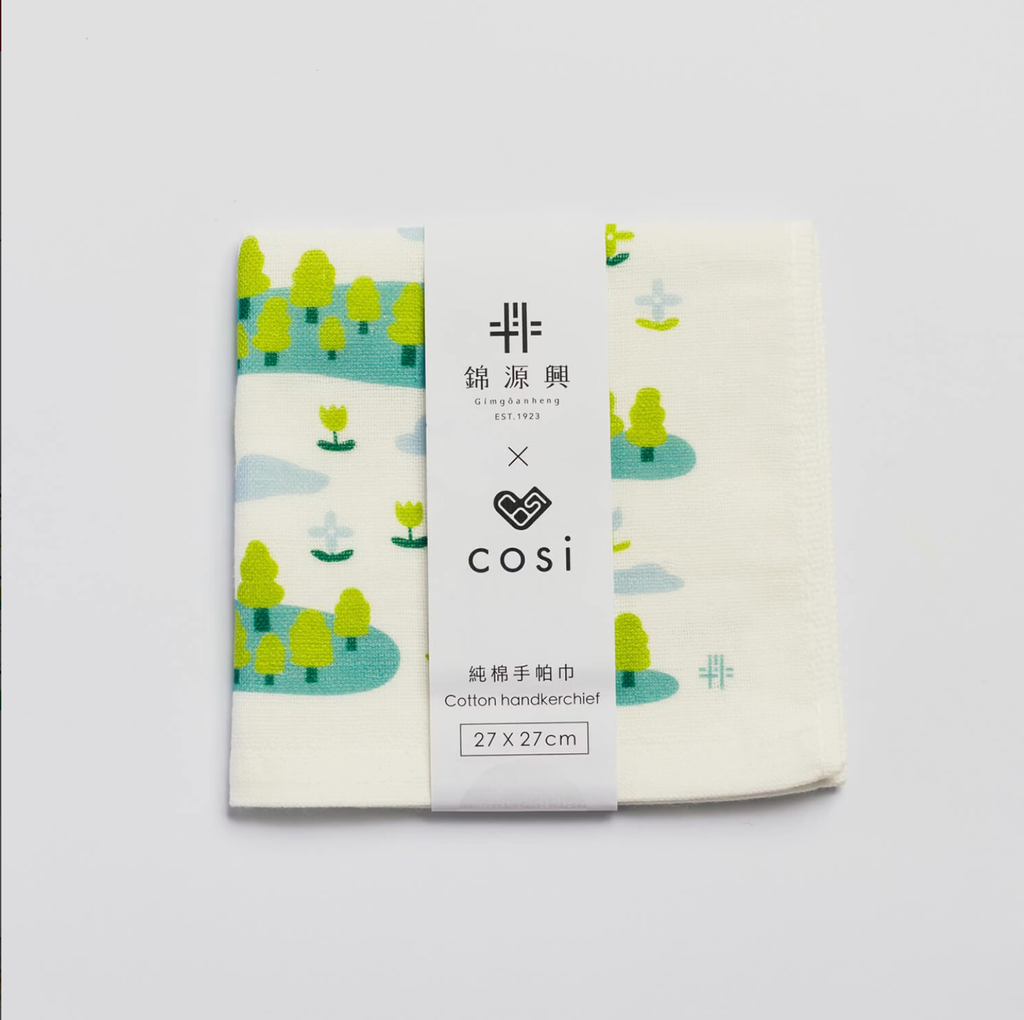 圍籬純棉手帕巾3