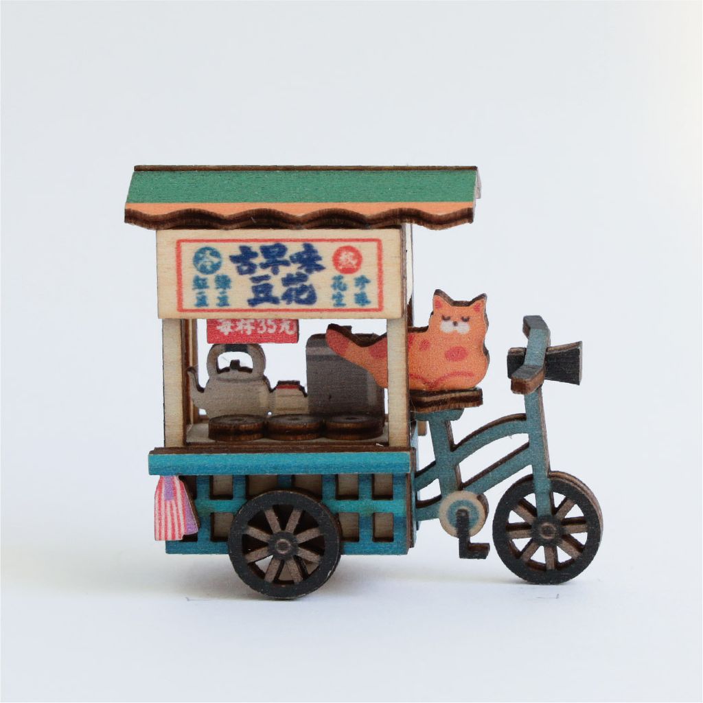 攤車磁鐵 古早味豆花