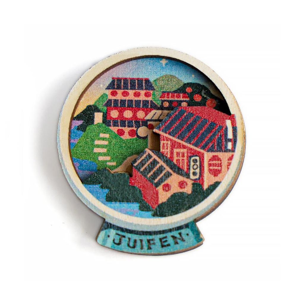 木質磁鐵｜九份水晶球