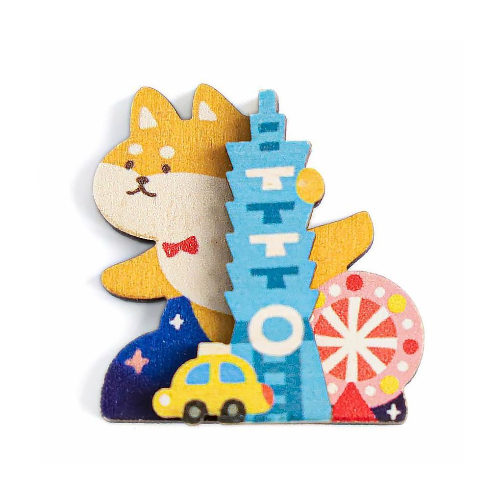 木質磁鐵｜柴舞動台北