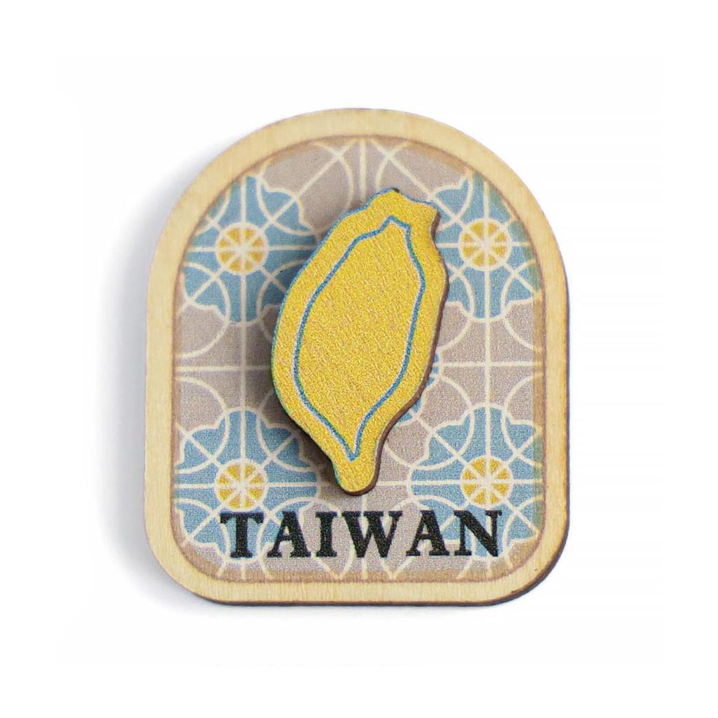 木質磁鐵｜花磚台灣