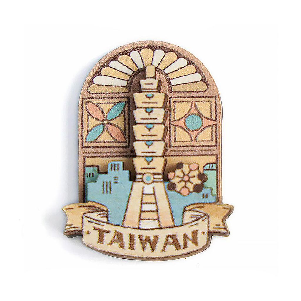 木質磁鐵｜復古台北城