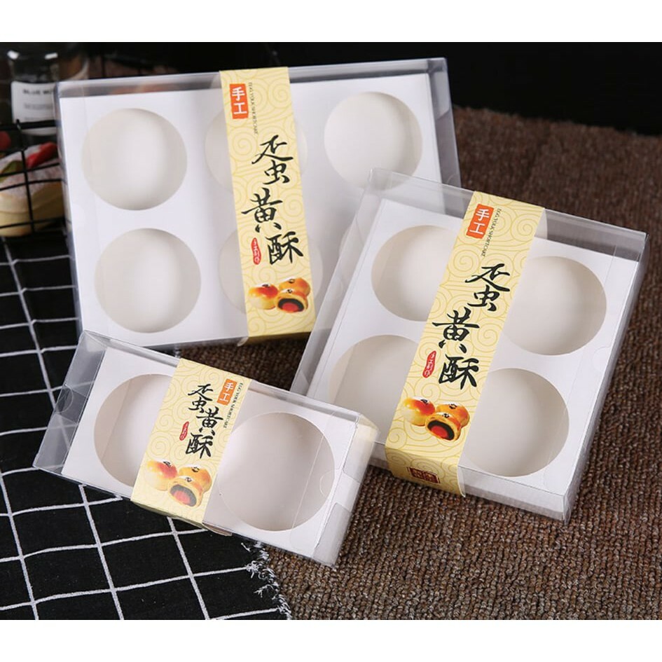 Transparent Mooncake Box, Moon Cake Box 蛋黄酥包装，月饼礼盒 中秋节月饼盒, 上海月饼盒