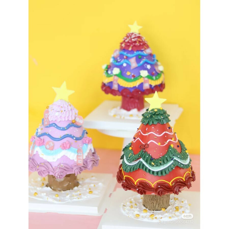 Christmas Wishing Tree Cake Support, 圣诞节许愿树支架蛋糕底托打桩架子