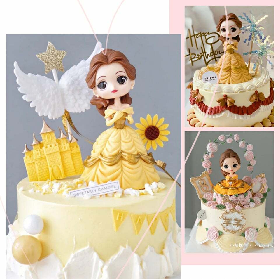 Belle Princess Fondant Cake - Rashmi's Bakery
