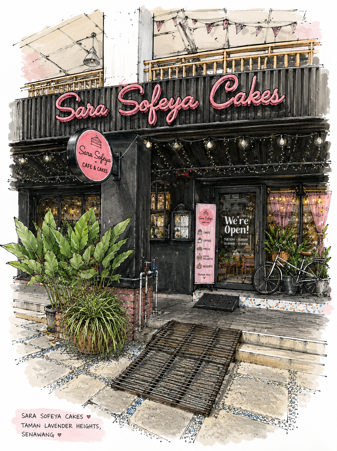 FIND US | Sara Sofeya Cafe & Cakes