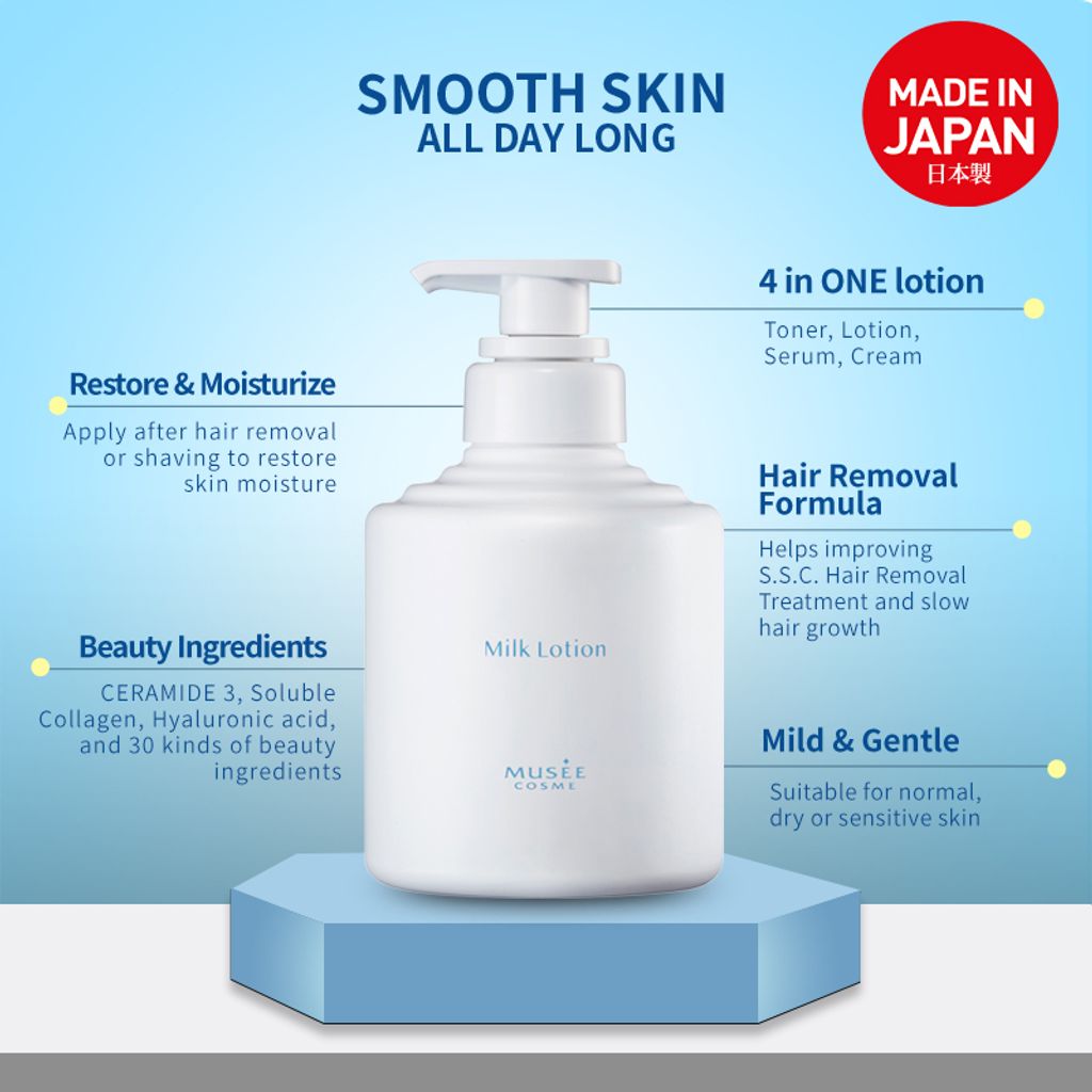 Milk Lotion (300ml) – Musee Cosme Milk Lotion (300ml) – Musee Cosme