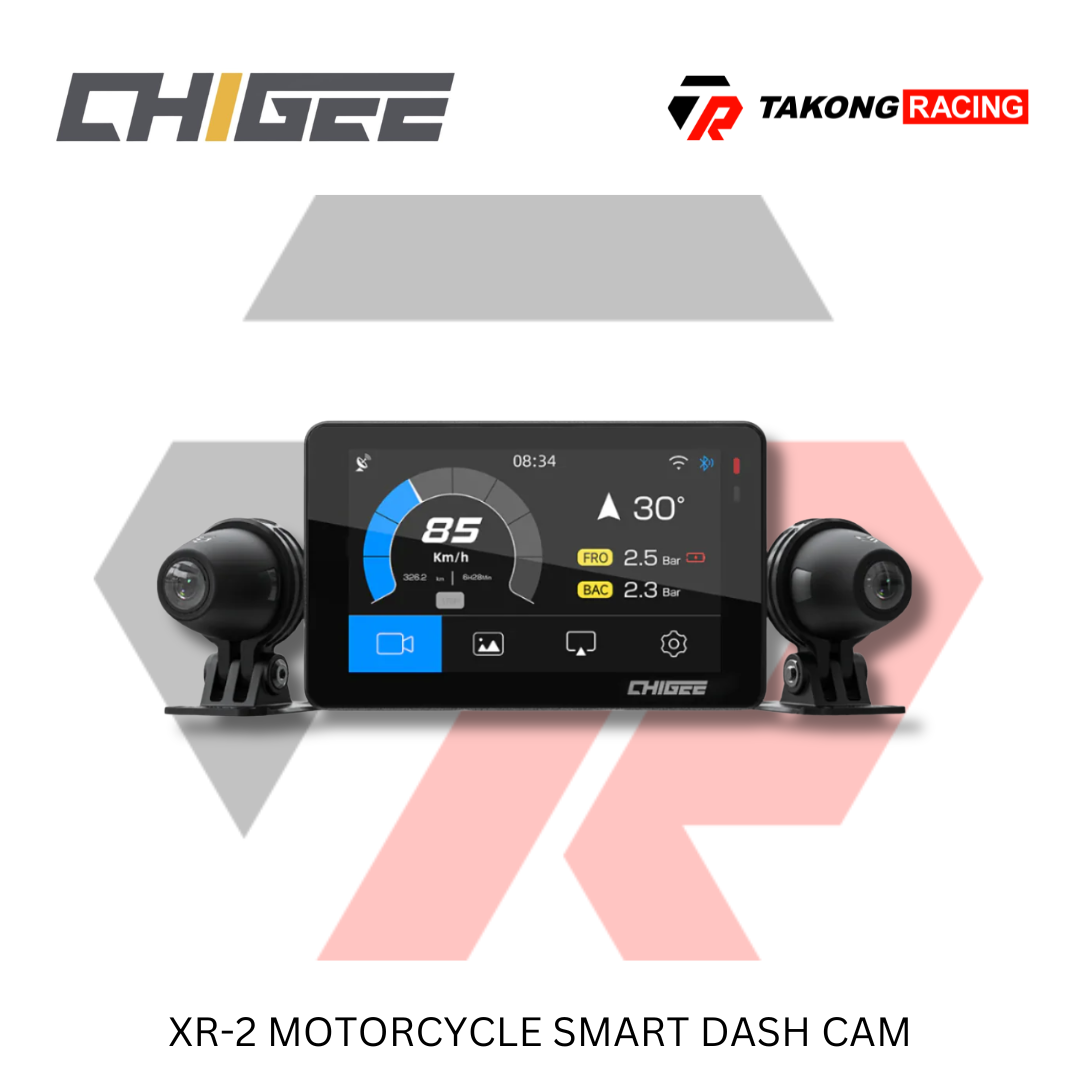 CHIGEE XR-2 Motorcycle Smart Riding Dashcam Bundle – Takong Racing