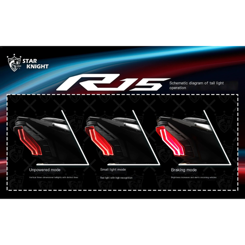 Star Knight Rear LED Brake Lamp - R15 / R15M – Takong Racing (Parts ...