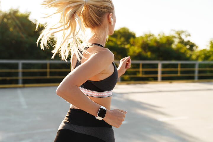 Woman running