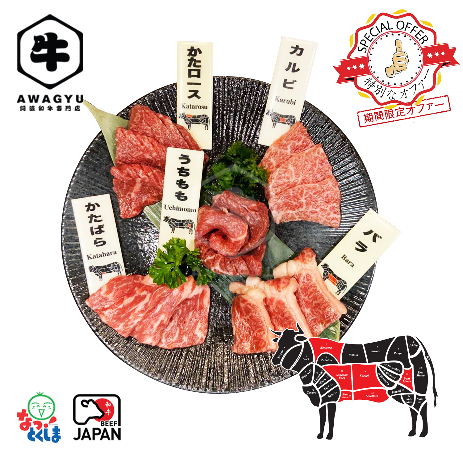 Kuroge Wagyu 5 kinds.jpg