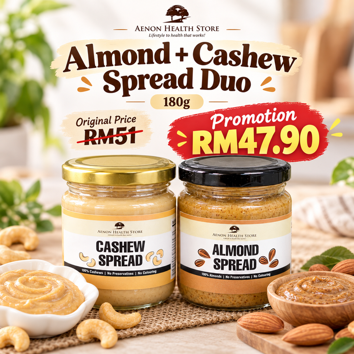 Almond and Cashew Spread Duo Offer