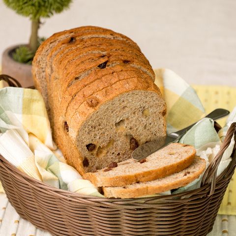 Raisin & Walnut Bread Loaf 葡萄干核桃全麦面包