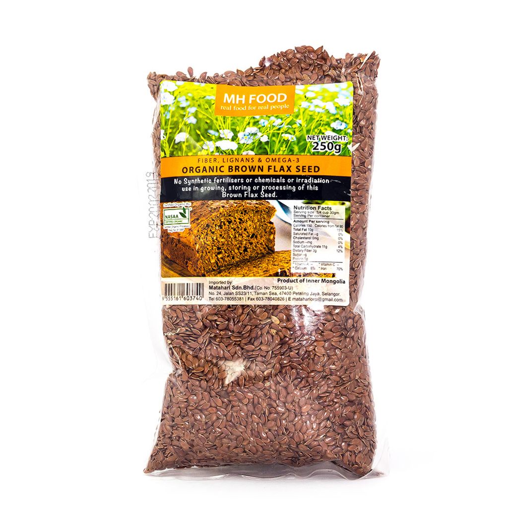 Organic Brown Flaxseed 有机棕色亚麻籽