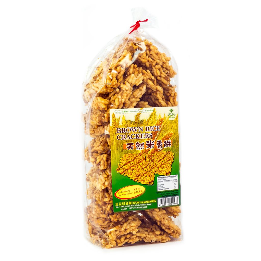 Brown Rice Crackers 糙米香饼