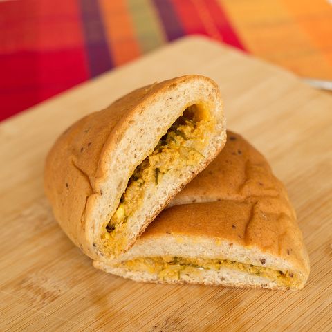 Vegan Tom Yam Shrimp Bun 纯素东炎虾米面包
