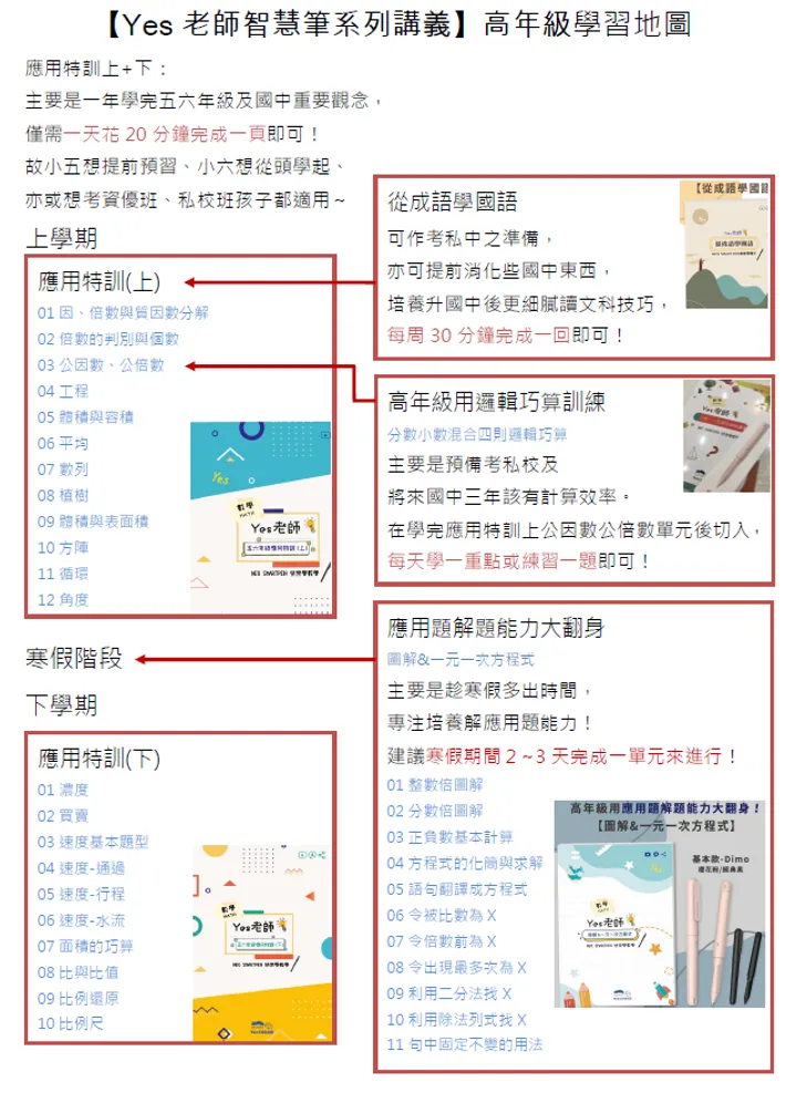 高年級智慧筆學習地圖