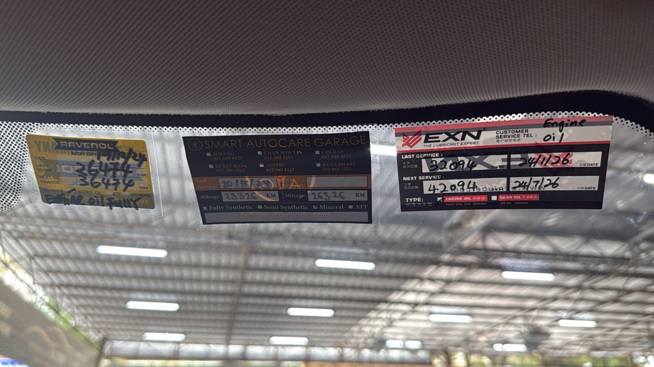 JXC3636 - SERVICE STICKER